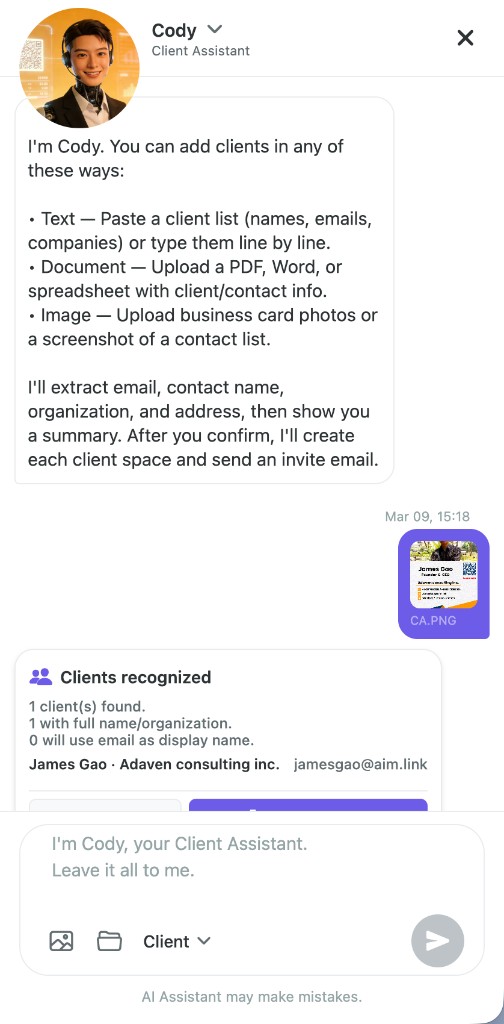 Cody AI assistant